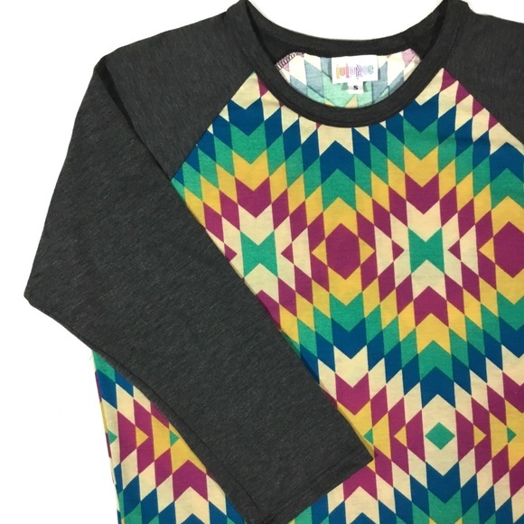 New With Tags! LuLaRoe Raglan Randy T Size Small - Picture 3 of 7